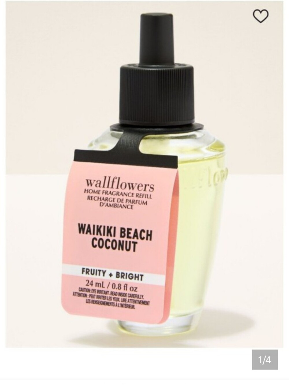Wallflowers Waikiki Beach Coconut Home Fragrance Refill - Pink & Black